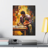 Father and Son: Strokes of Love | Canvas