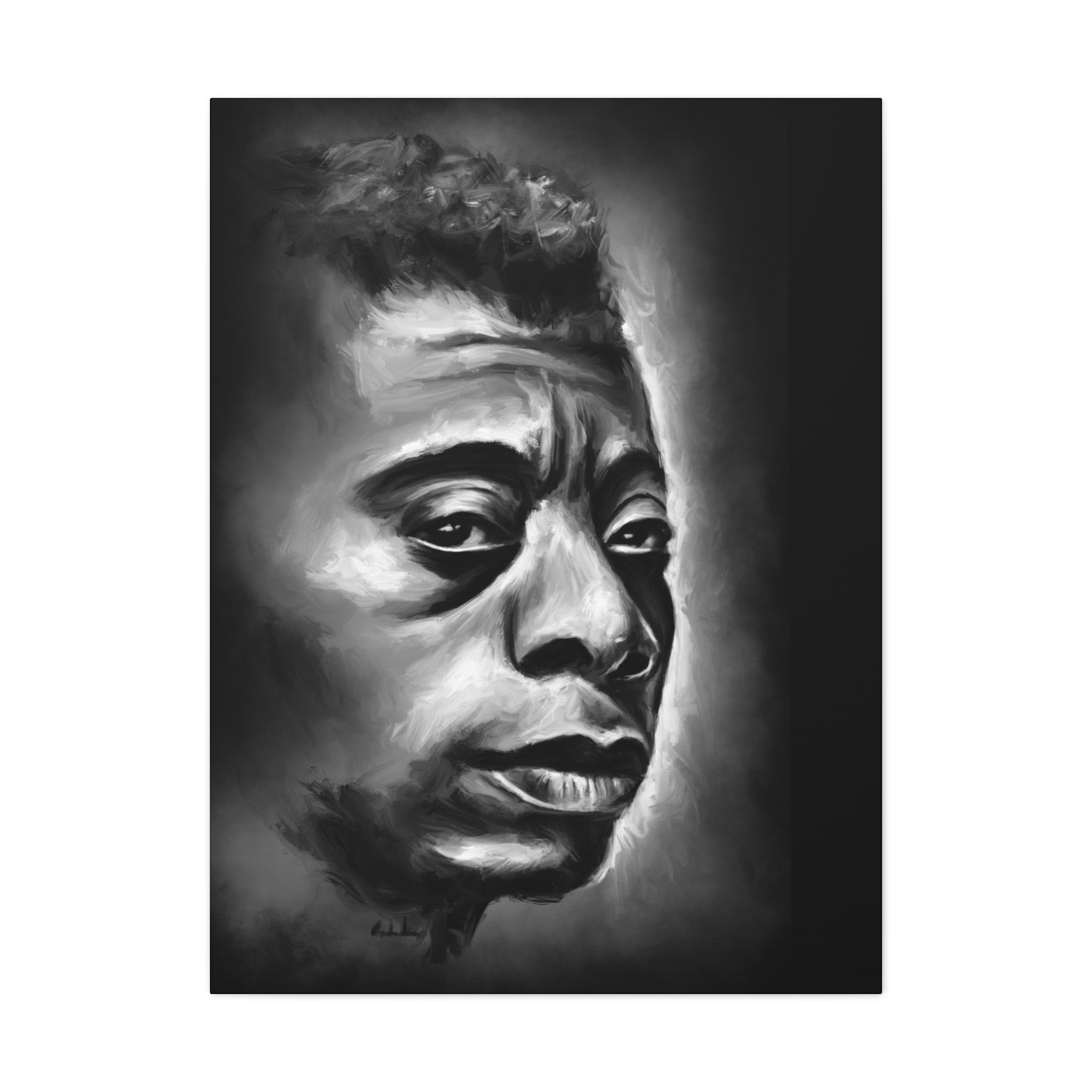 James Baldwin | Canvas - James Baldwin - Streetwear Art by AndrooArt