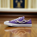 Violet Royalty Chucks & Pearls | Limited Edition Converse