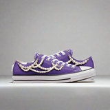 Violet Royalty Chucks & Pearls | Limited Edition Converse