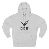 DID IT CHECKMARK Hoodie | Motivational Streetwear Hoodie  | Androo’s Art Exclusive | Faith & Achievement Apparel | Unisex Sweatshirt
