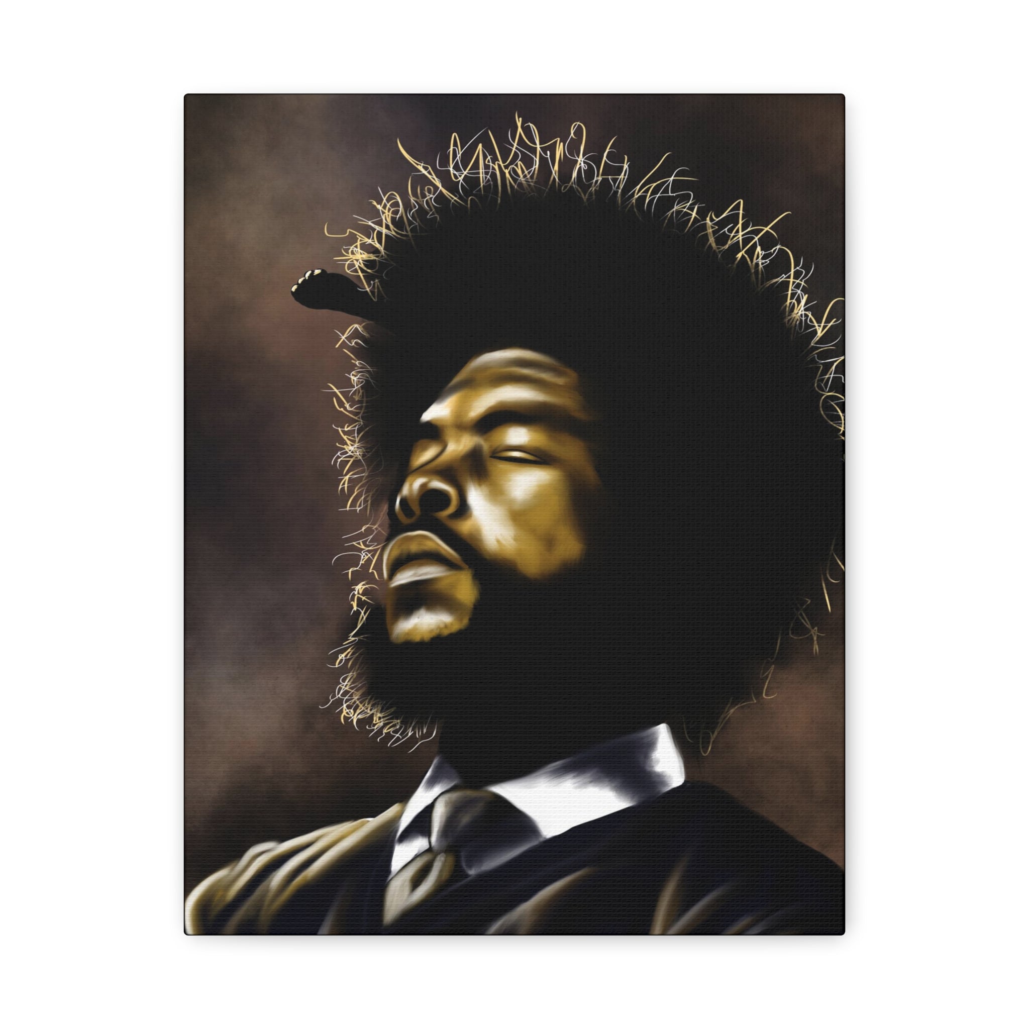 Questlove | Canvas - Questlove - Streetwear Art by AndrooArt