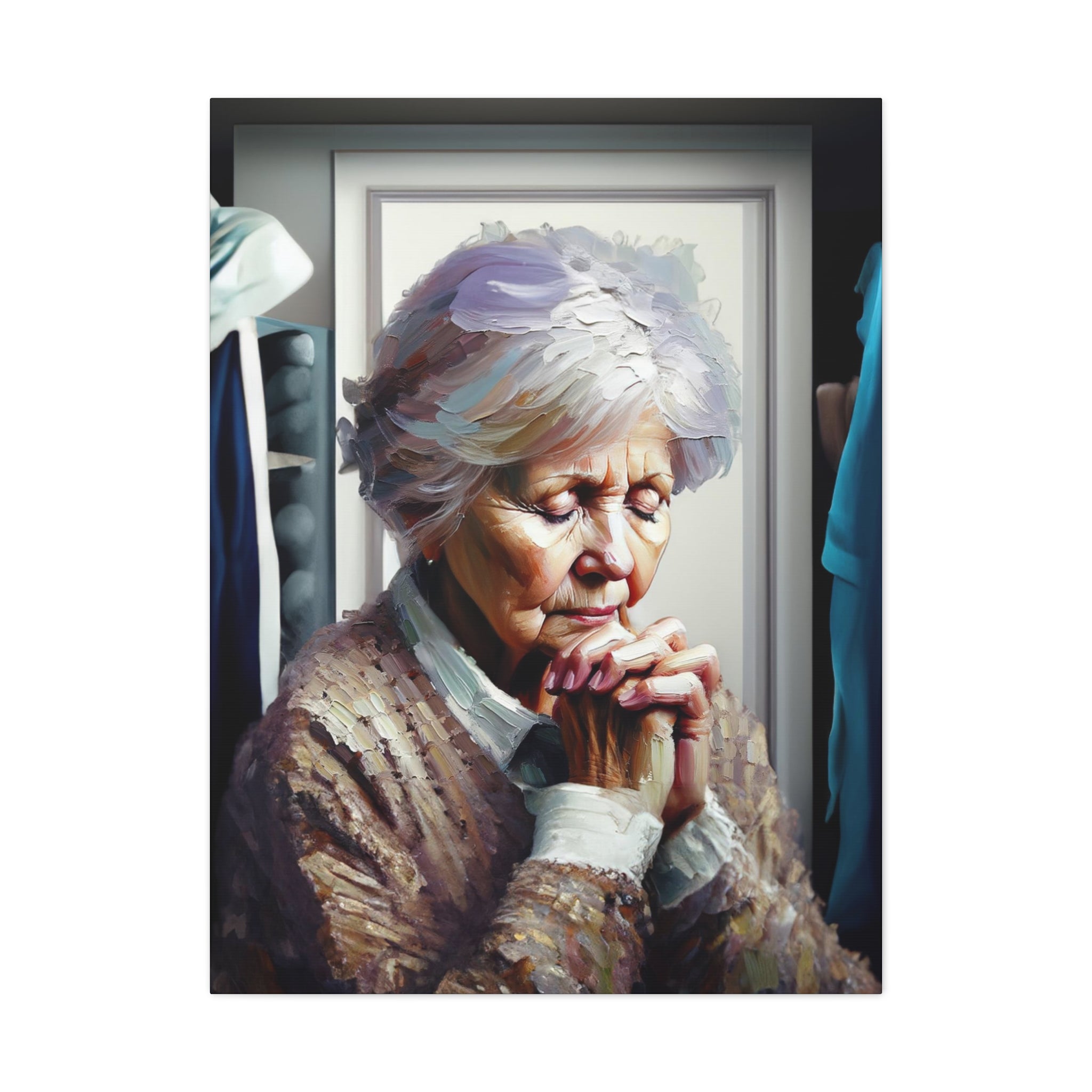 Grandma's Prayer Closet | Canvas - Modern Art - Streetwear Art by AndrooArt
