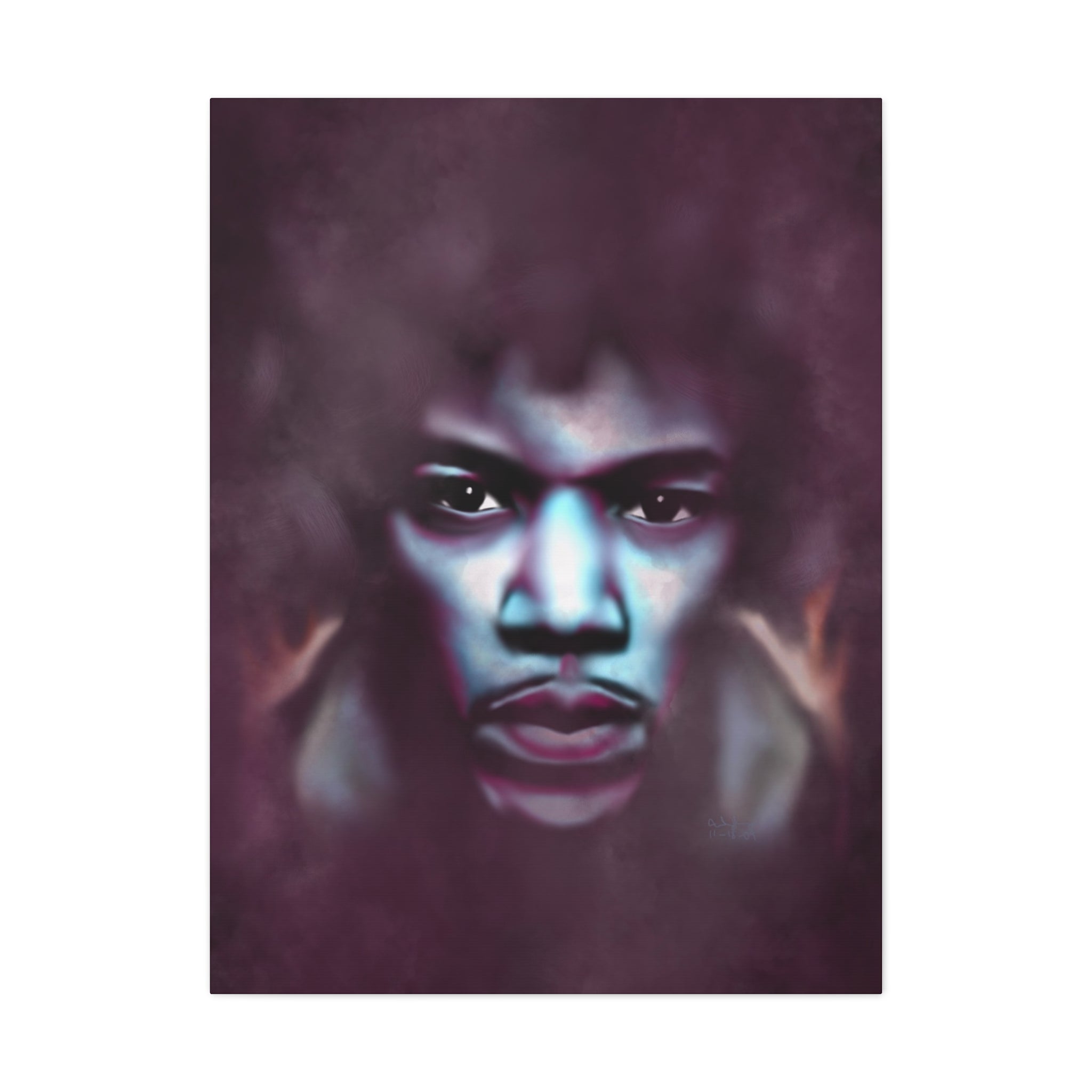 Jimi Hendrix | Purple Haze | Wall Art | Canvas