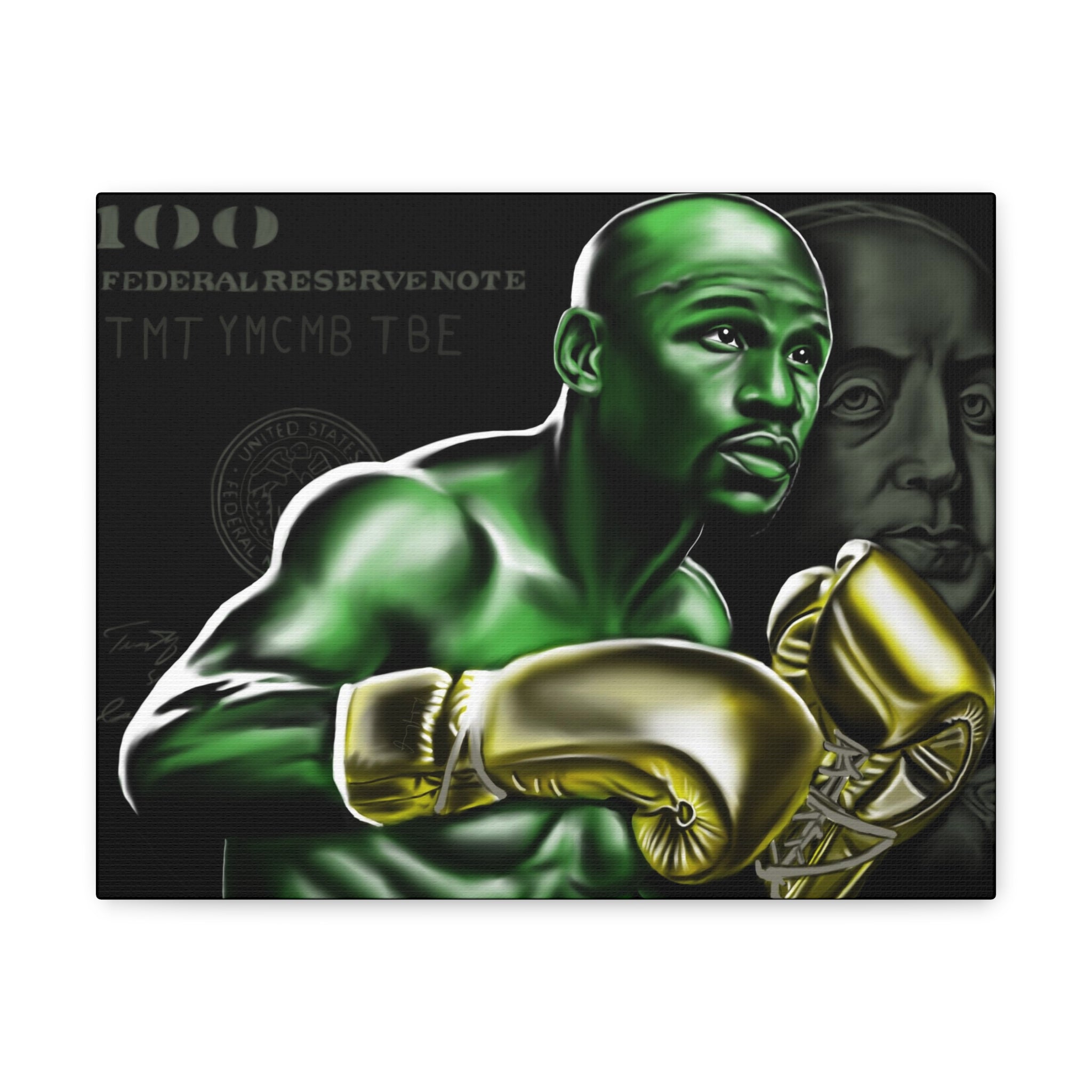 Floyd Mayweather | Canvas - Floyd Mayweather - Streetwear Art by AndrooArt