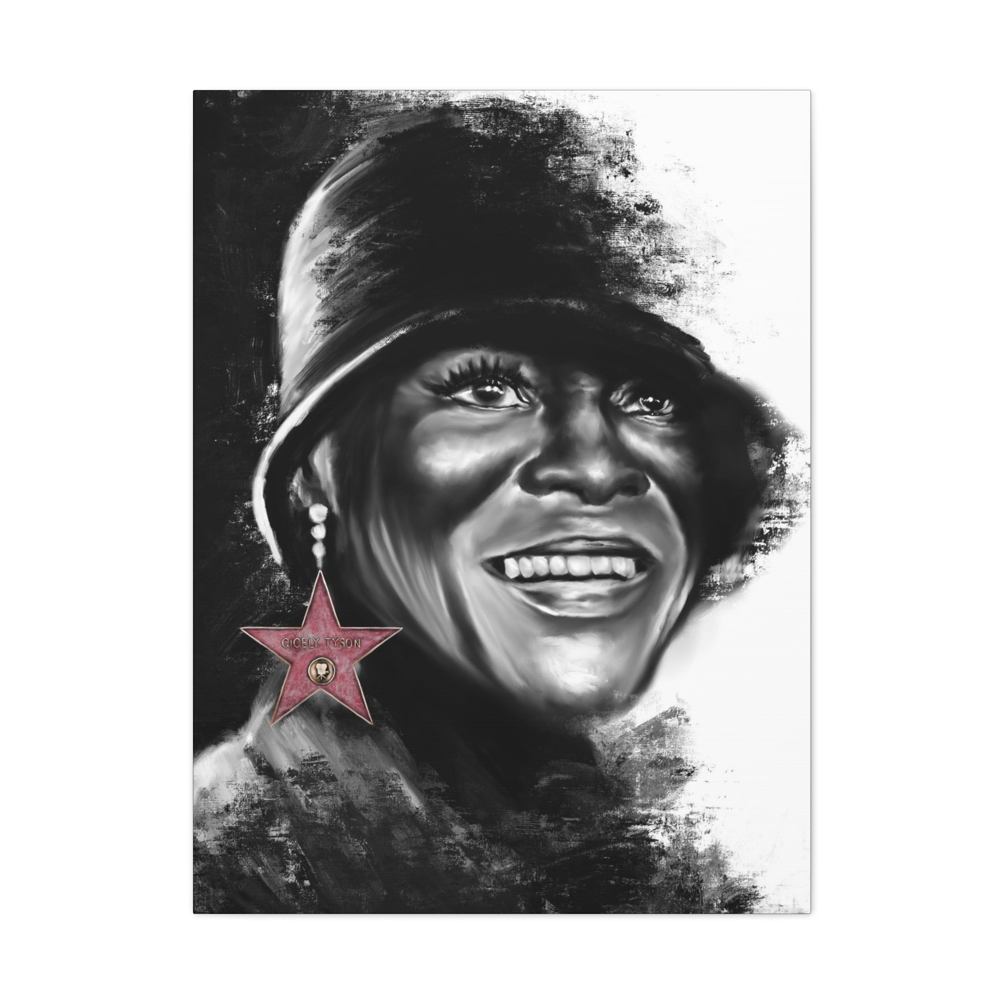Cicely Tyson | Canvas - Modern Art - Streetwear Art by AndrooArt