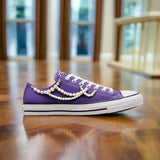 Violet Royalty Chucks & Pearls | Limited Edition Converse