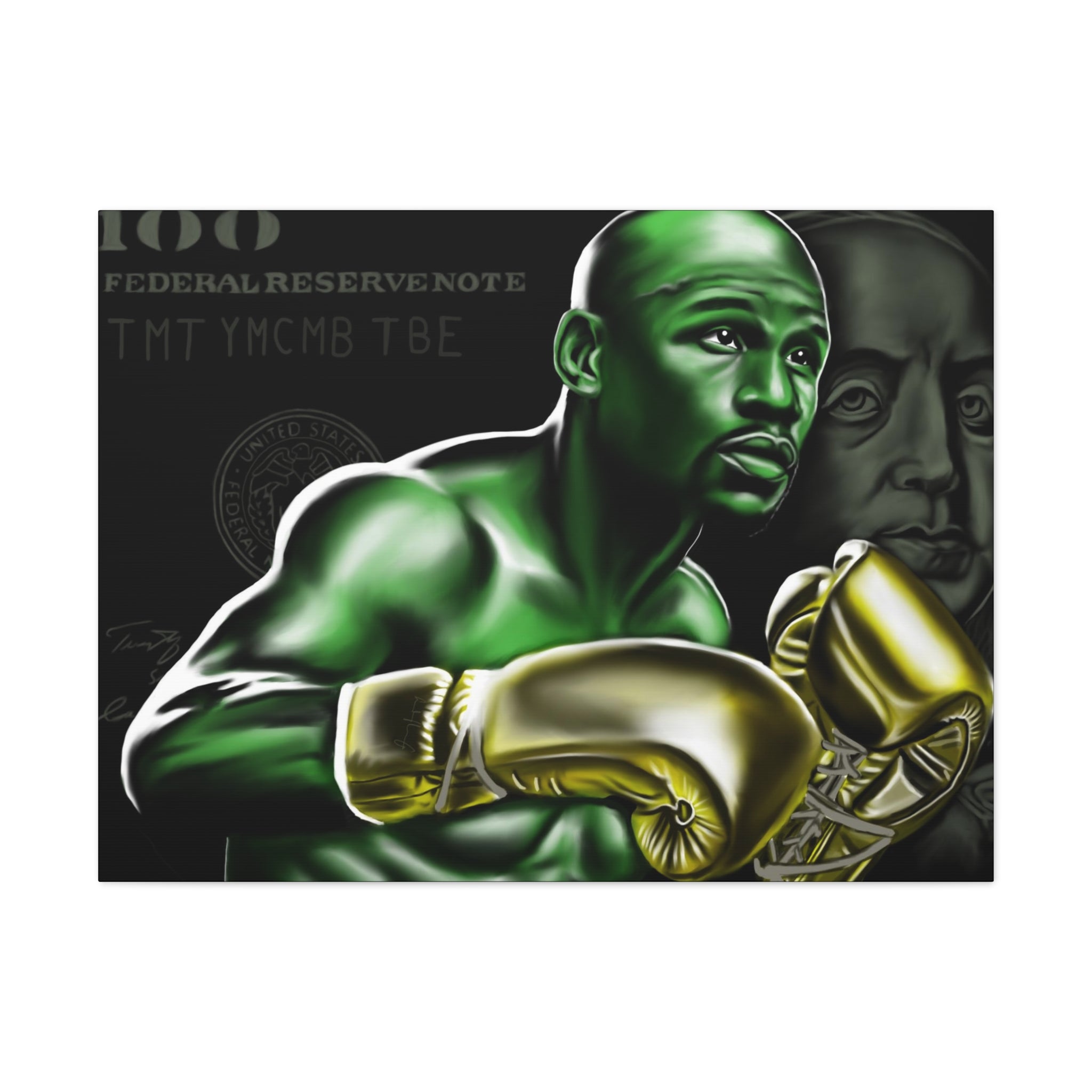 Floyd Mayweather | Canvas - Floyd Mayweather - Streetwear Art by AndrooArt