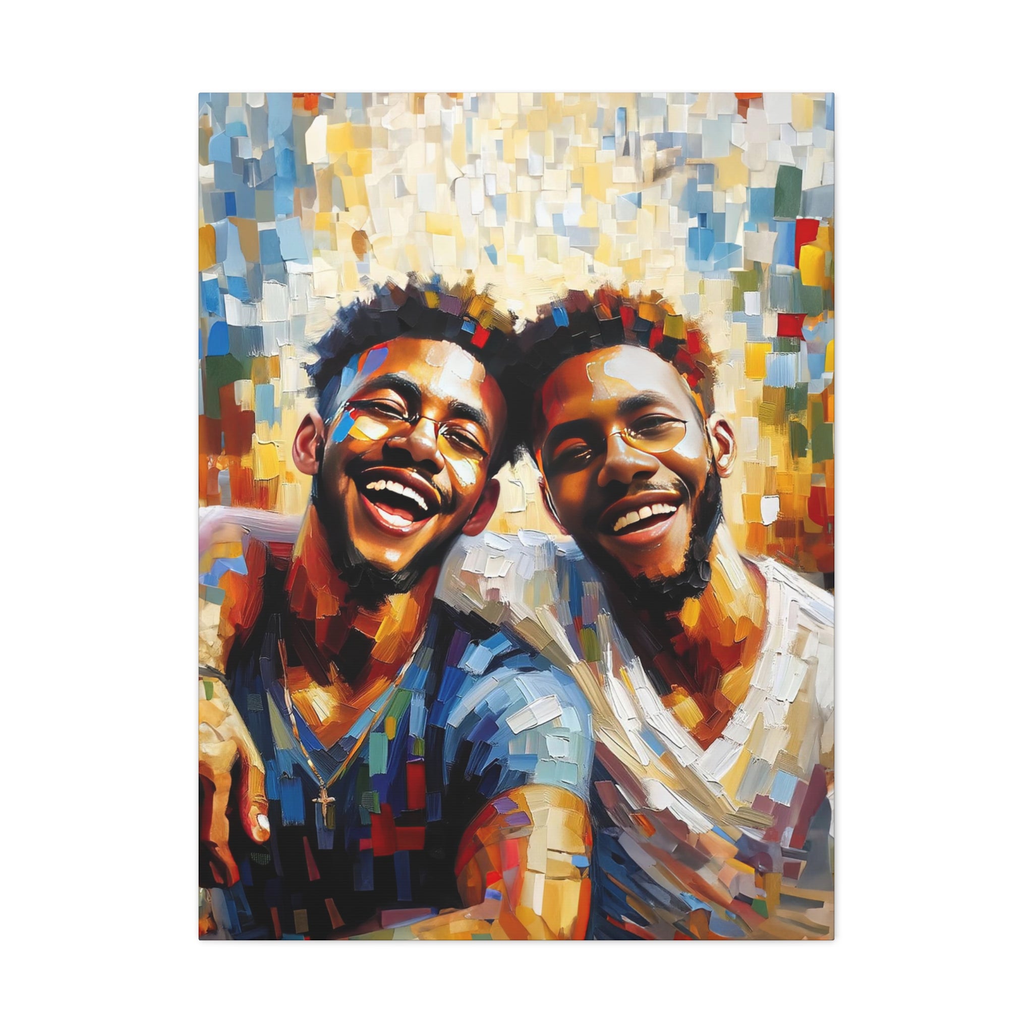 Brotherly Bond | Canvas - Modern Art - Streetwear Art by AndrooArt
