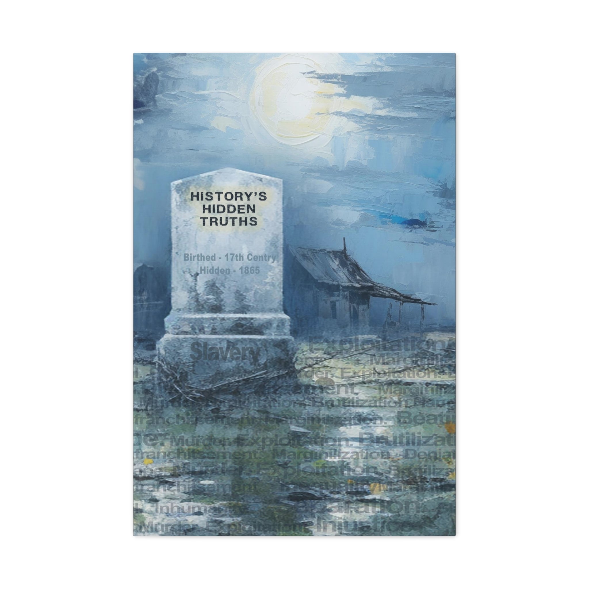 History's Hidden Truths | Canvas - Modern Art - Streetwear Art by AndrooArt