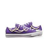 Violet Royalty Chucks & Pearls | Limited Edition Converse