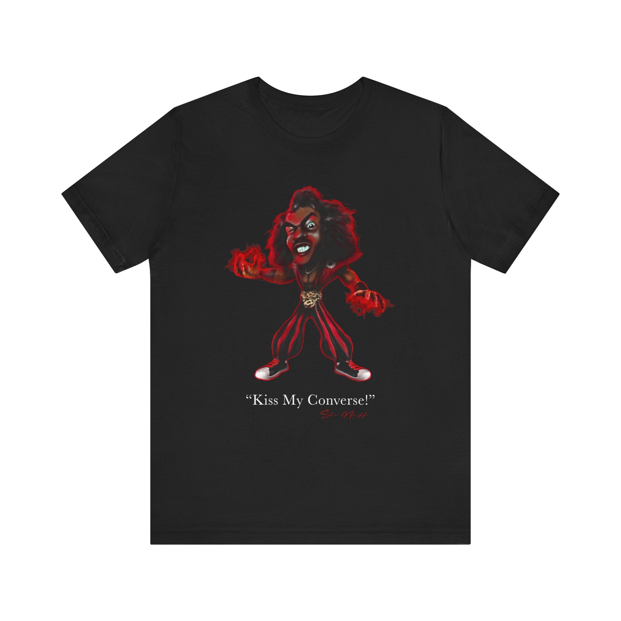 Kiss My Converse | Sho Nuff | Unisex T-Shirt - Androo's Art