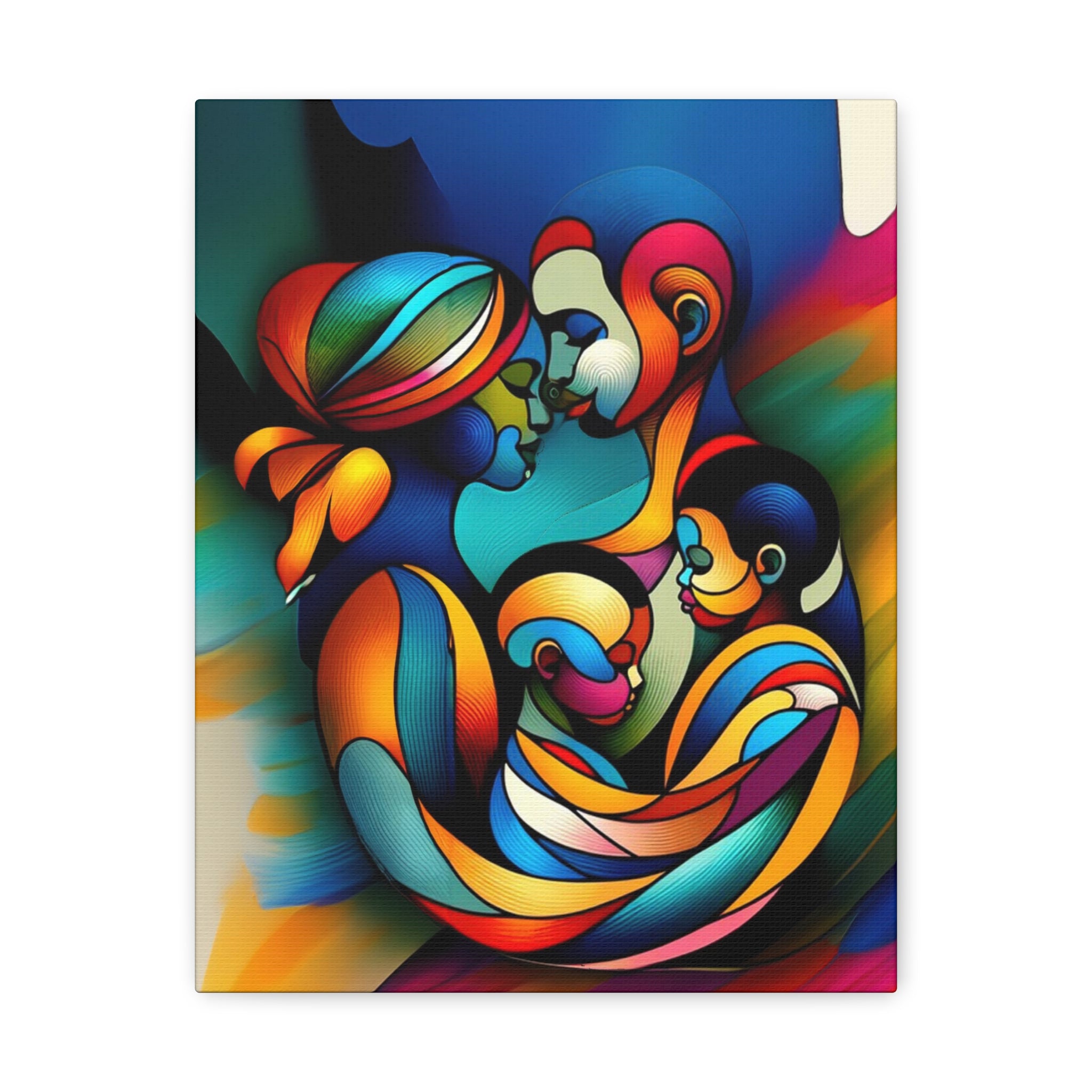Entwined - Family Bond | Canvas - Modern Art - Streetwear Art by AndrooArt