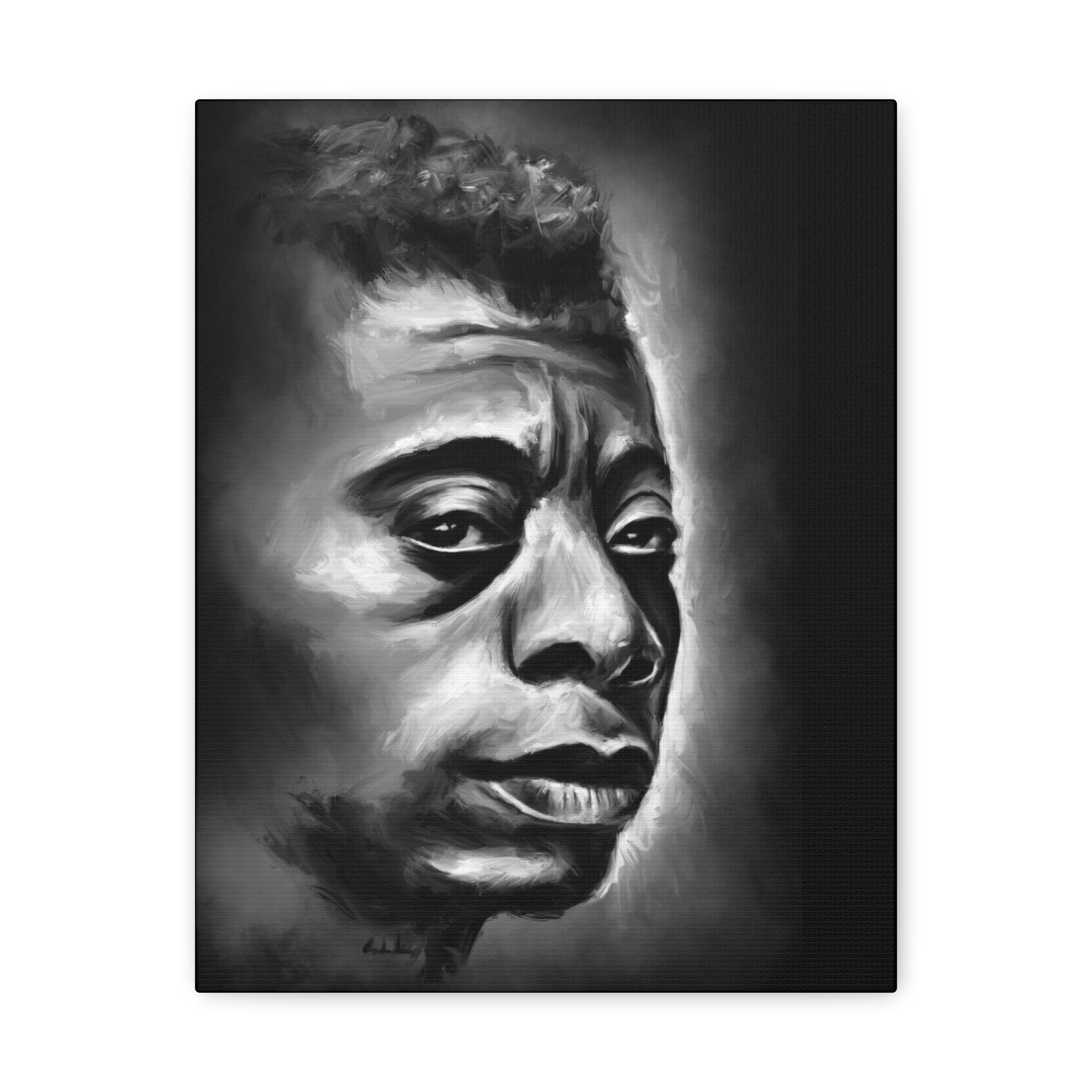 James Baldwin | Canvas - James Baldwin - Streetwear Art by AndrooArt