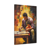 Father and Son: Strokes of Love | Canvas