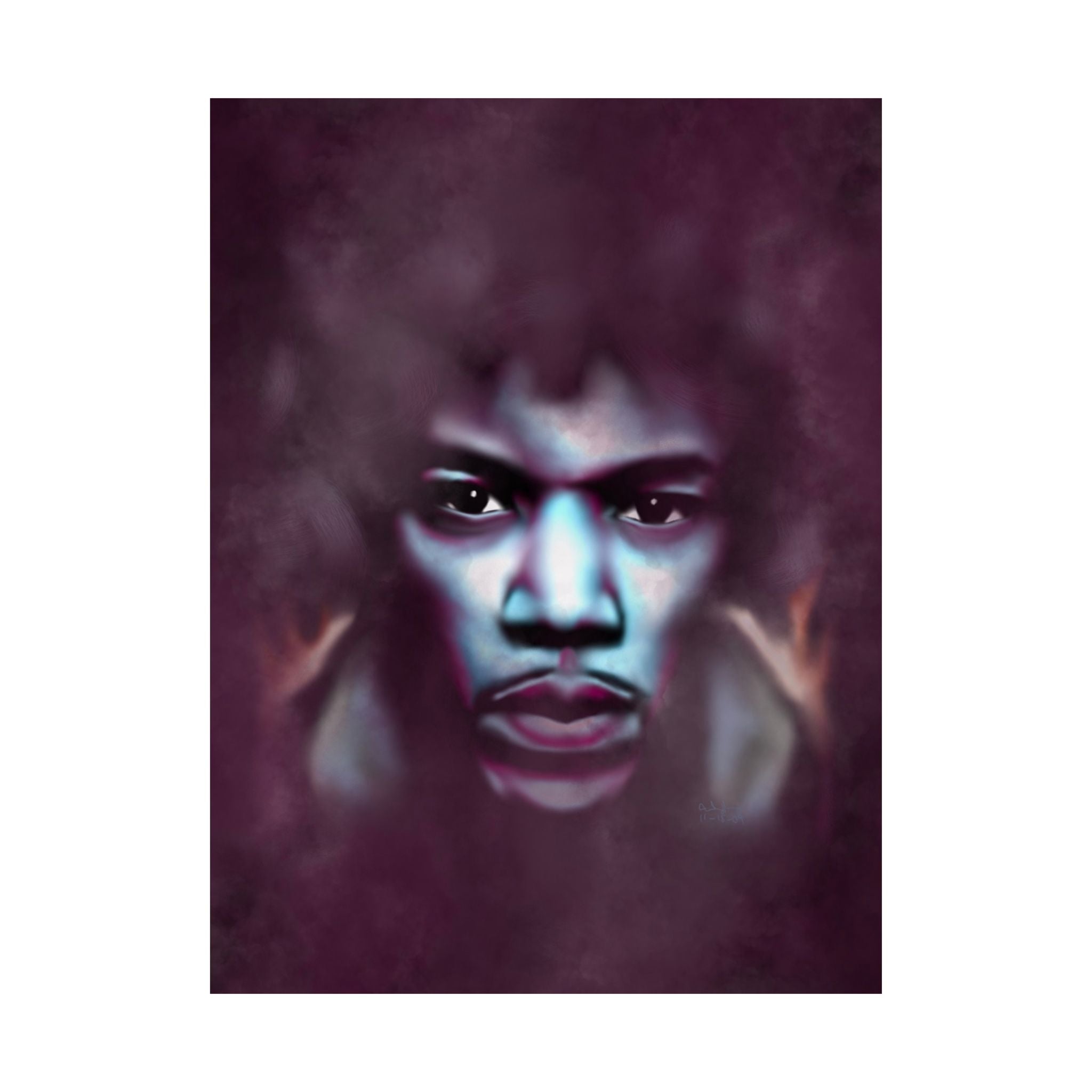 Jimi Hendrix | Purple Haze | Poster - Jimi Hendrix - Streetwear Art by AndrooArt
