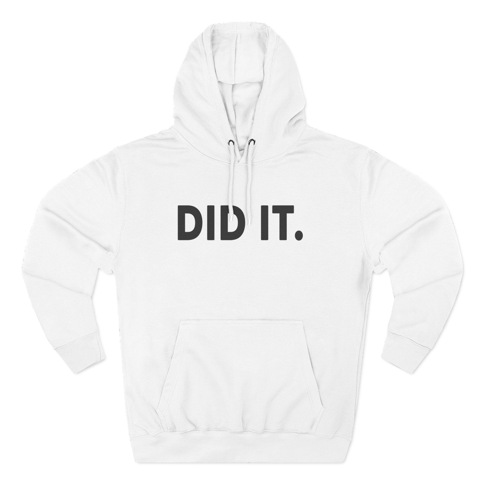 DID IT Hoodie | Motivational Streetwear Hoodie  | Androo’s Art Exclusive | Faith & Achievement Apparel | Unisex Sweatshirt