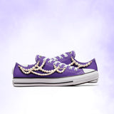 Violet Royalty Chucks & Pearls | Limited Edition Converse