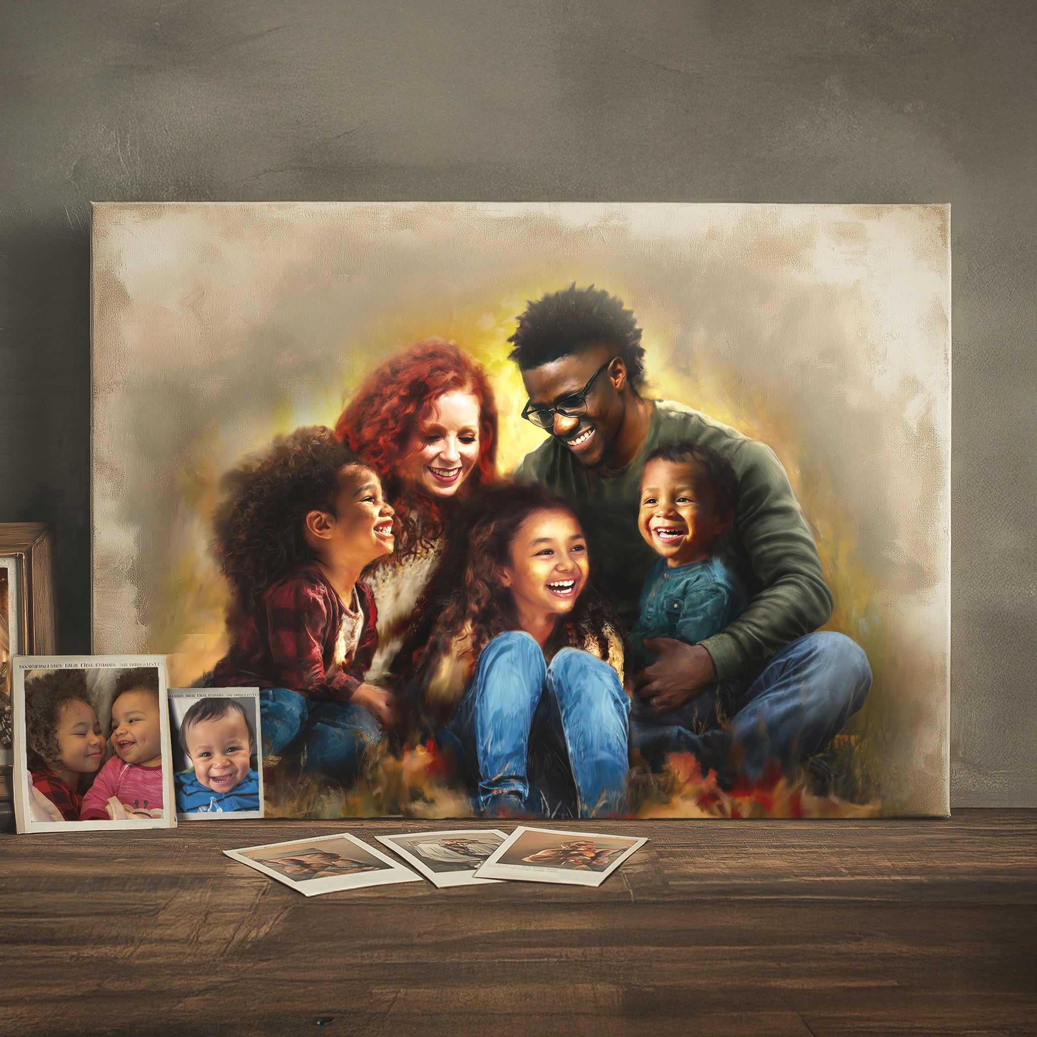 Custom Portrait from Photo – Reserve with a $99 Deposit - Streetwear Art - Streetwear Art by AndrooArt