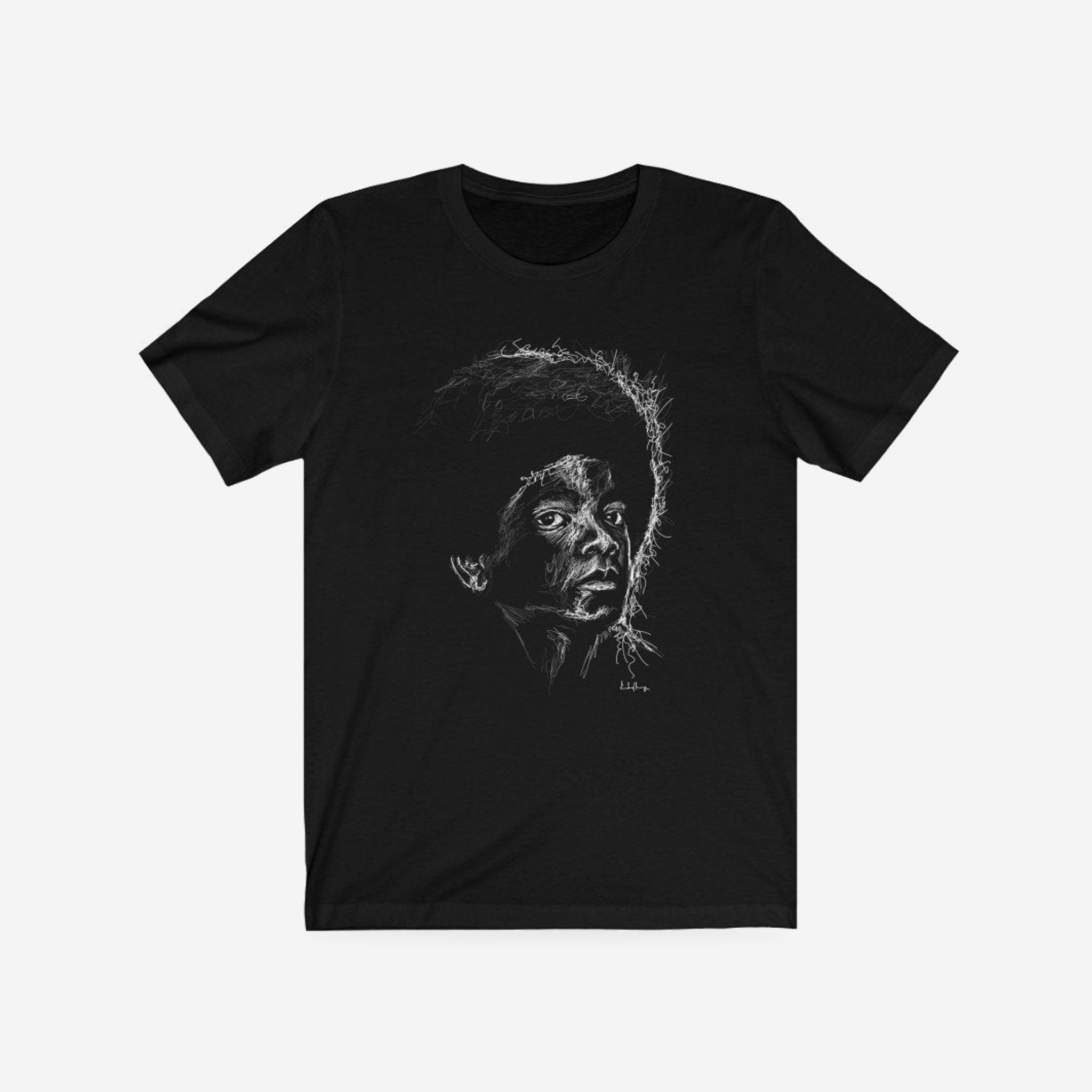 Young Michael Jackson T-shirt, complete front product view with original artwork.