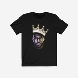 Lebron James T-shirt, complete front product view with original artwork.