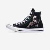 Voices of Freedom: MLK & Malcolm X | Converse — original artwork on a light-gray studio background.