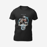Lionel The Great | Unisex T-Shirt — complete garment, original artwork on light gray background