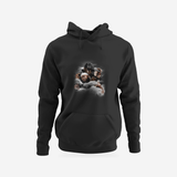 Nipsey Tribute | Hoodie — complete garment, original artwork on light gray background