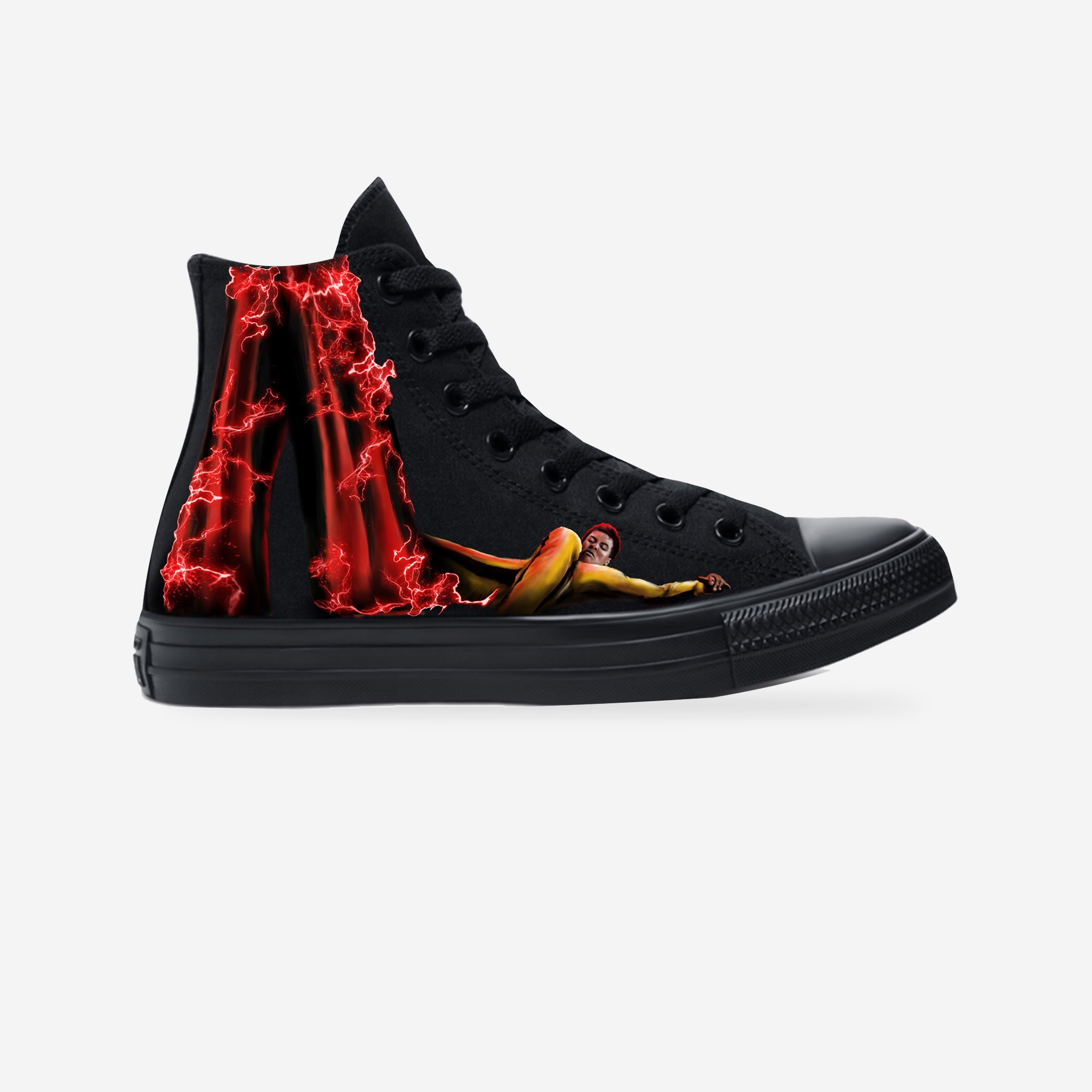 Kiss Em Converse: Blackout Edition — original artwork, studio presentation