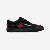 Akatsuki Inspired Vans — right-facing studio view with original artwork.