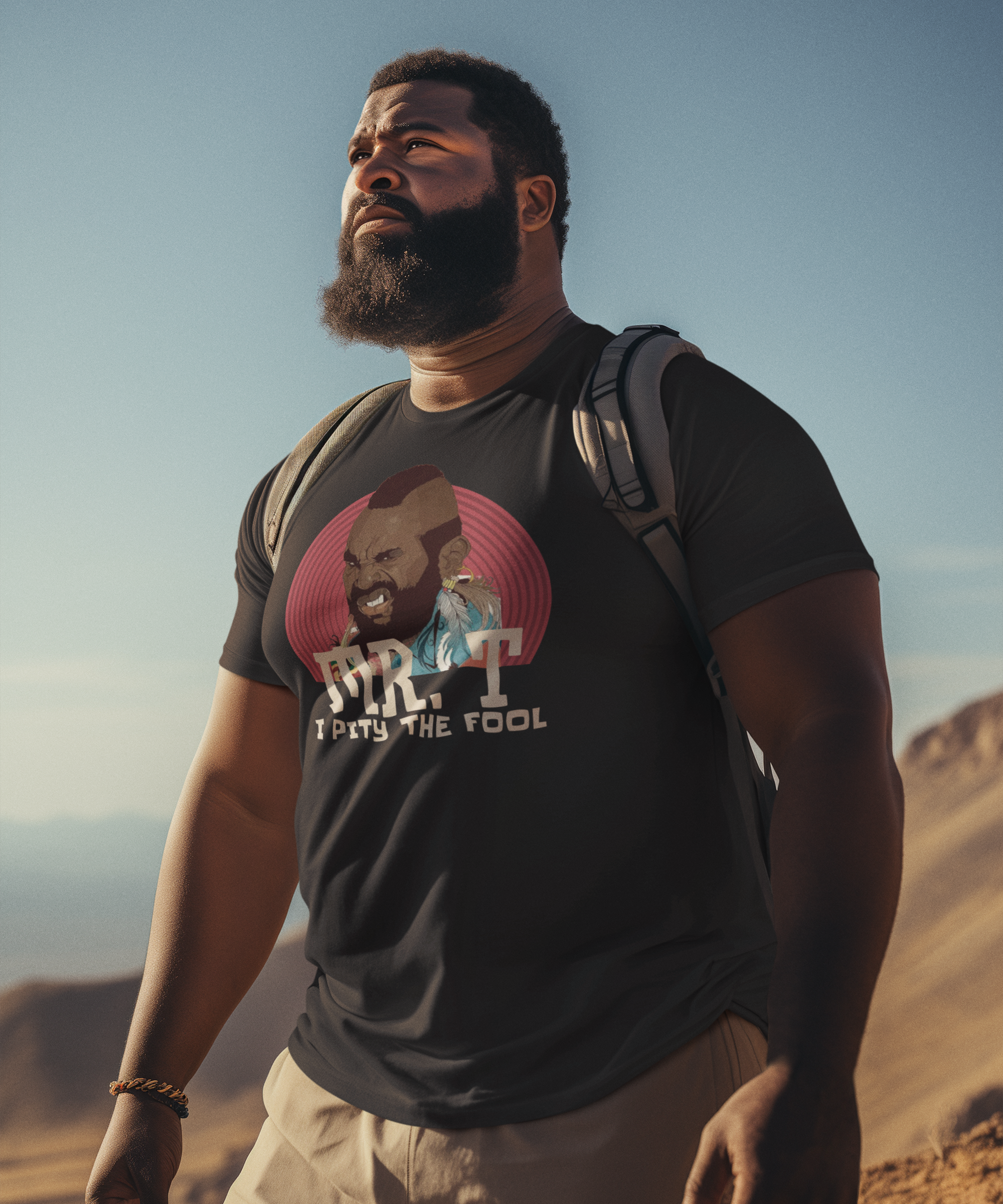 Mr. T's Tough Love: I Pity the Fool T-Shirt! - Streetwear Apparel - Streetwear Art by AndrooArt