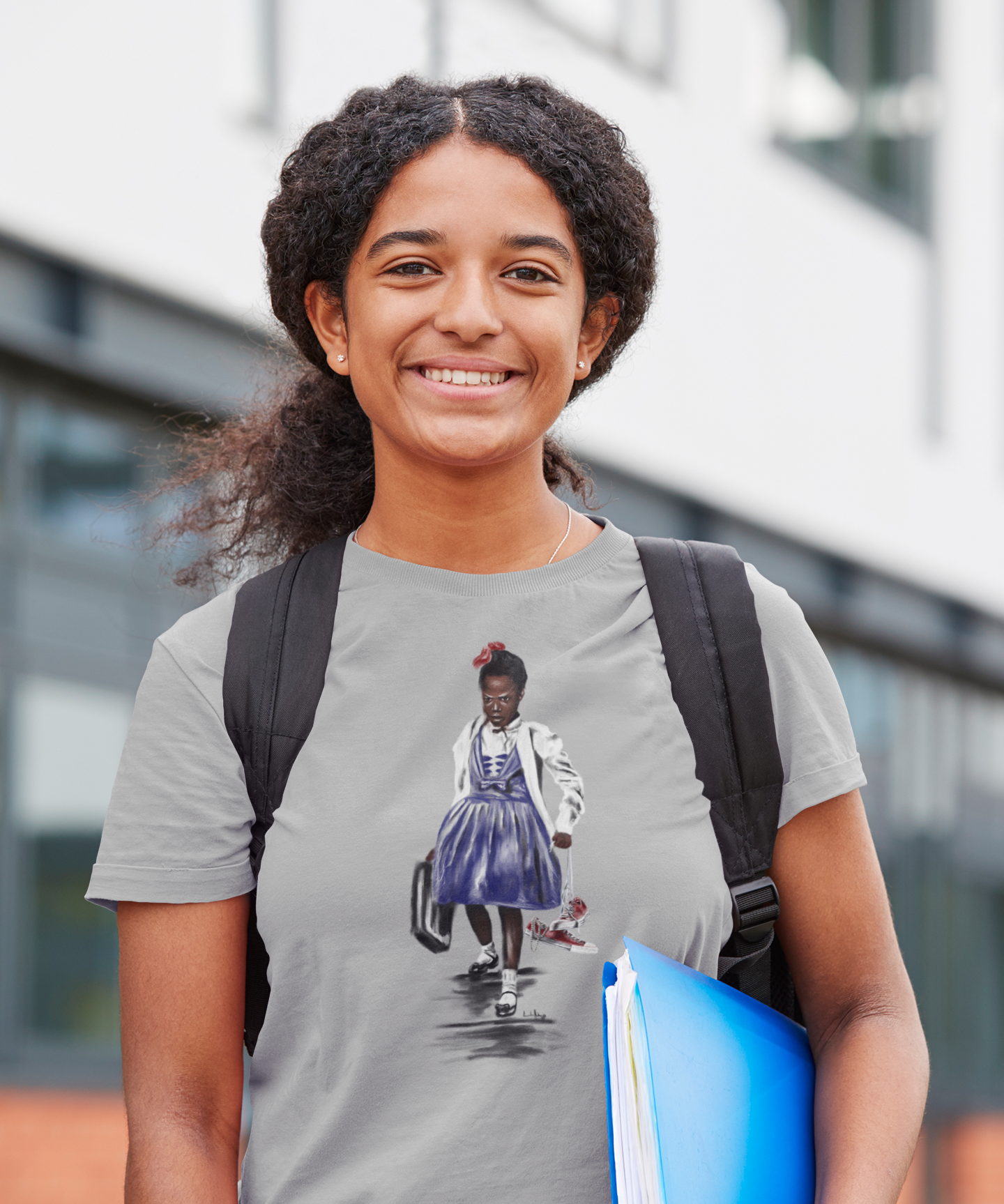 Ruby Bridges | All-American Girl | Unisex  T-Shirt - Streetwear Apparel - Streetwear Art by AndrooArt