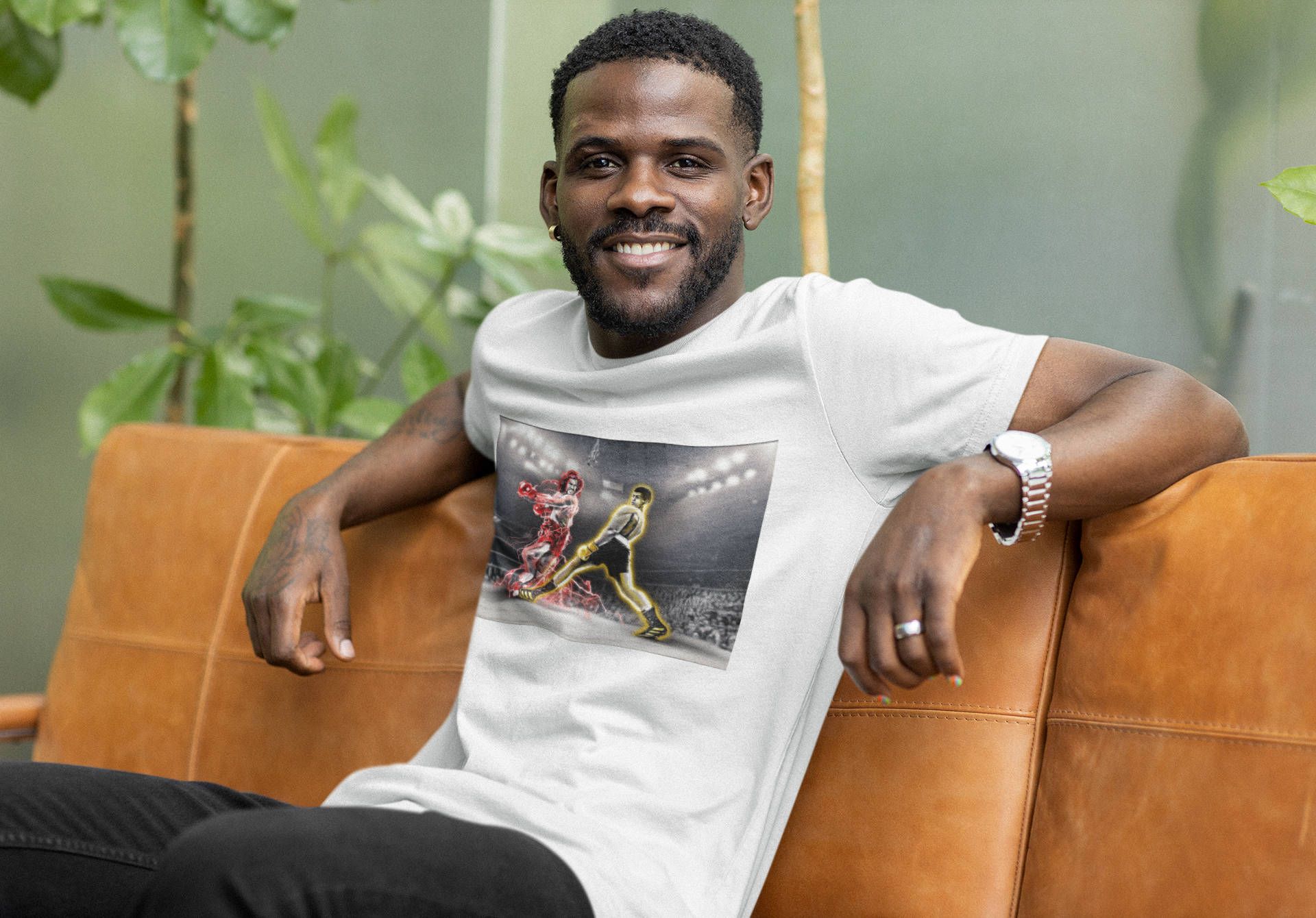 Sho'Nuff vs. Bruce Leroy | Ali-Frazier Edition | Unisex T-Shirt - Bruce Leroy - Streetwear Art by AndrooArt