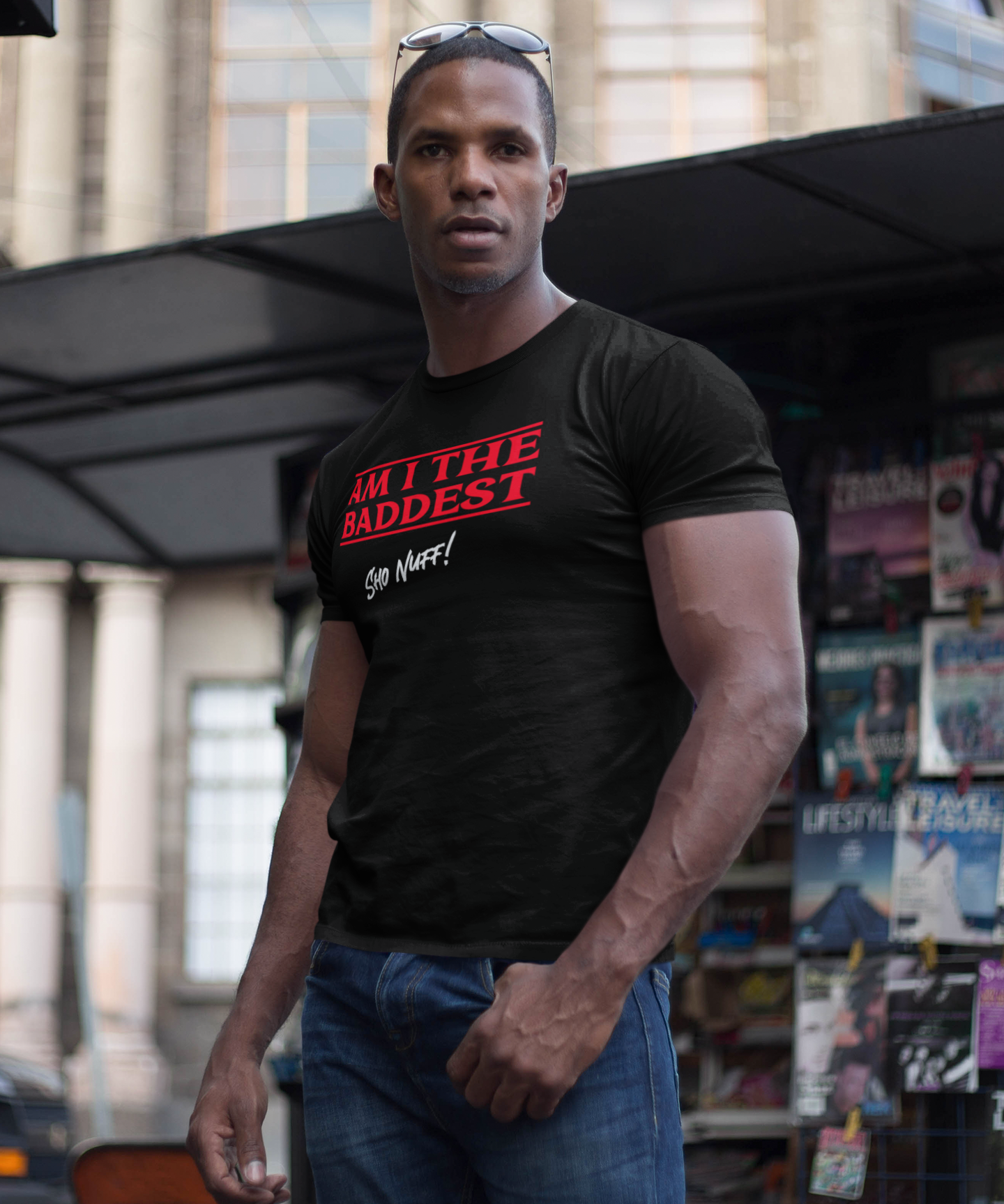 The Baddest | Sho Nuff | Unisex T-Shirt - Sho Nuff - Streetwear Art by AndrooArt