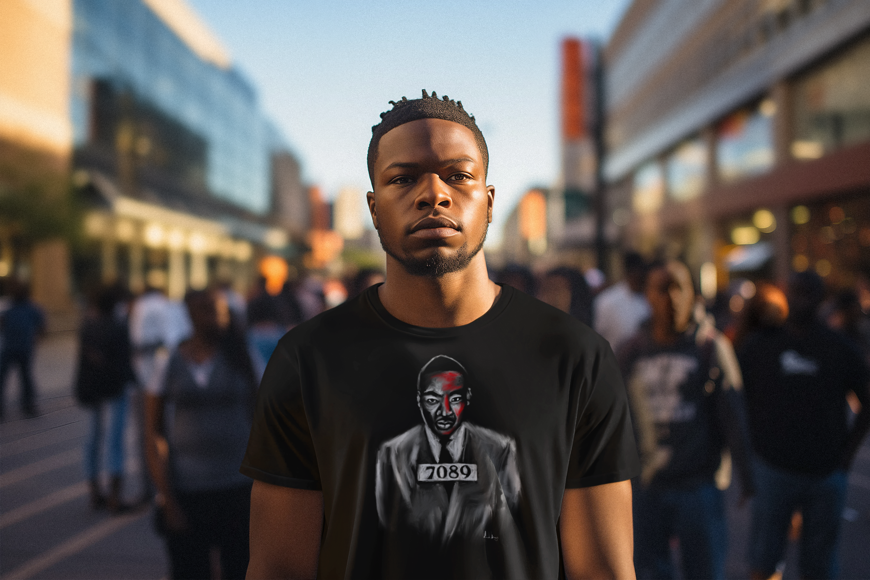 Relentless Justice: Fight for Freedom T-Shirt - Streetwear Apparel - Streetwear Art by AndrooArt