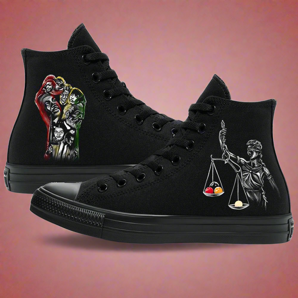 Fist of Knowledge | Blackout Converse - Androo's Art