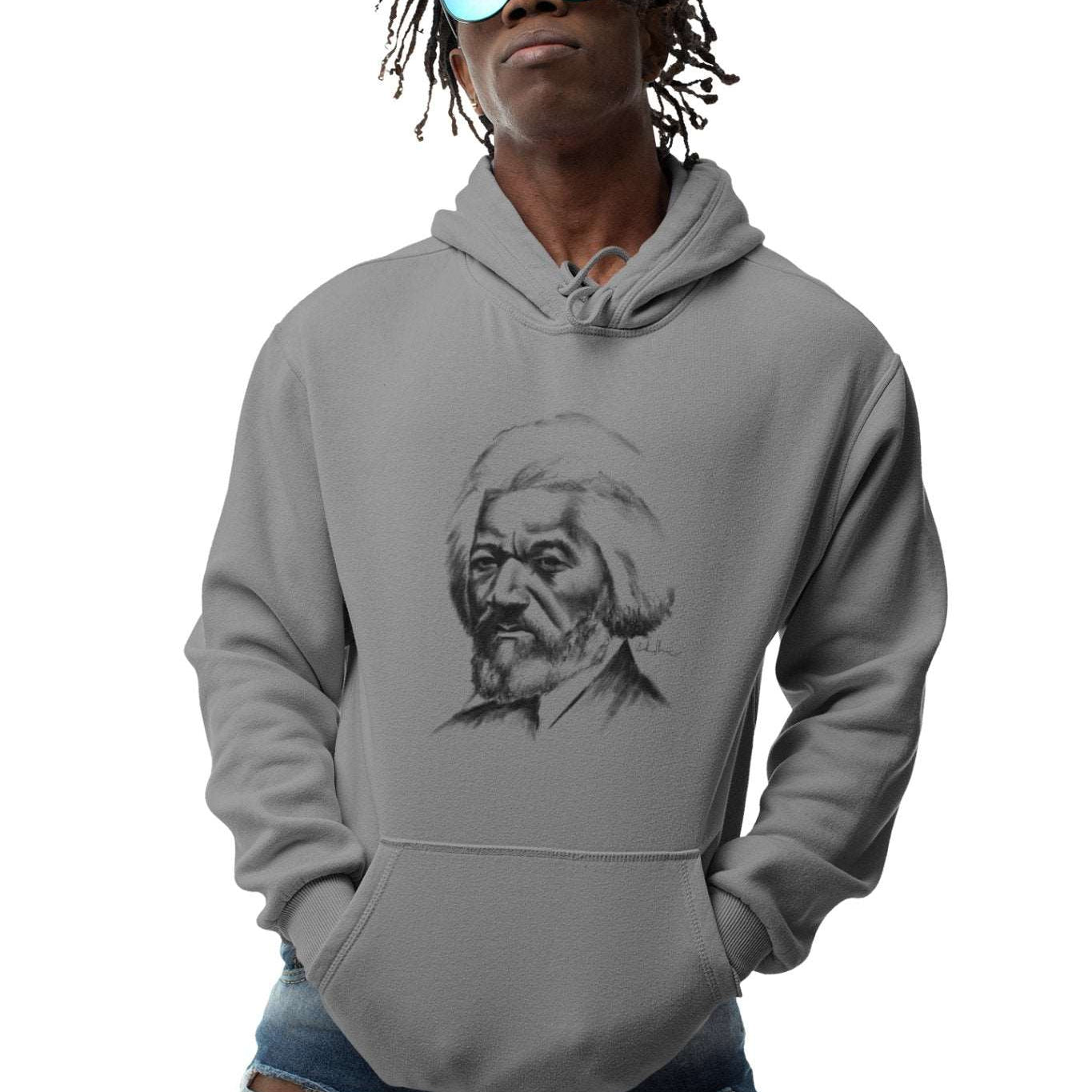 Focused Like Frederick Douglass | Hoodie - Androo's Art