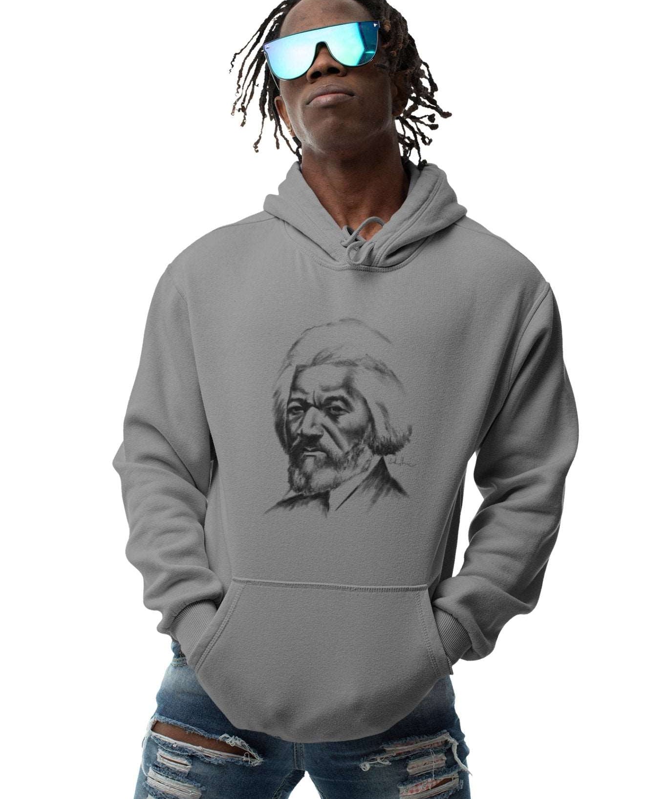 Focused Like Frederick Douglass | Hoodie - Androo's Art