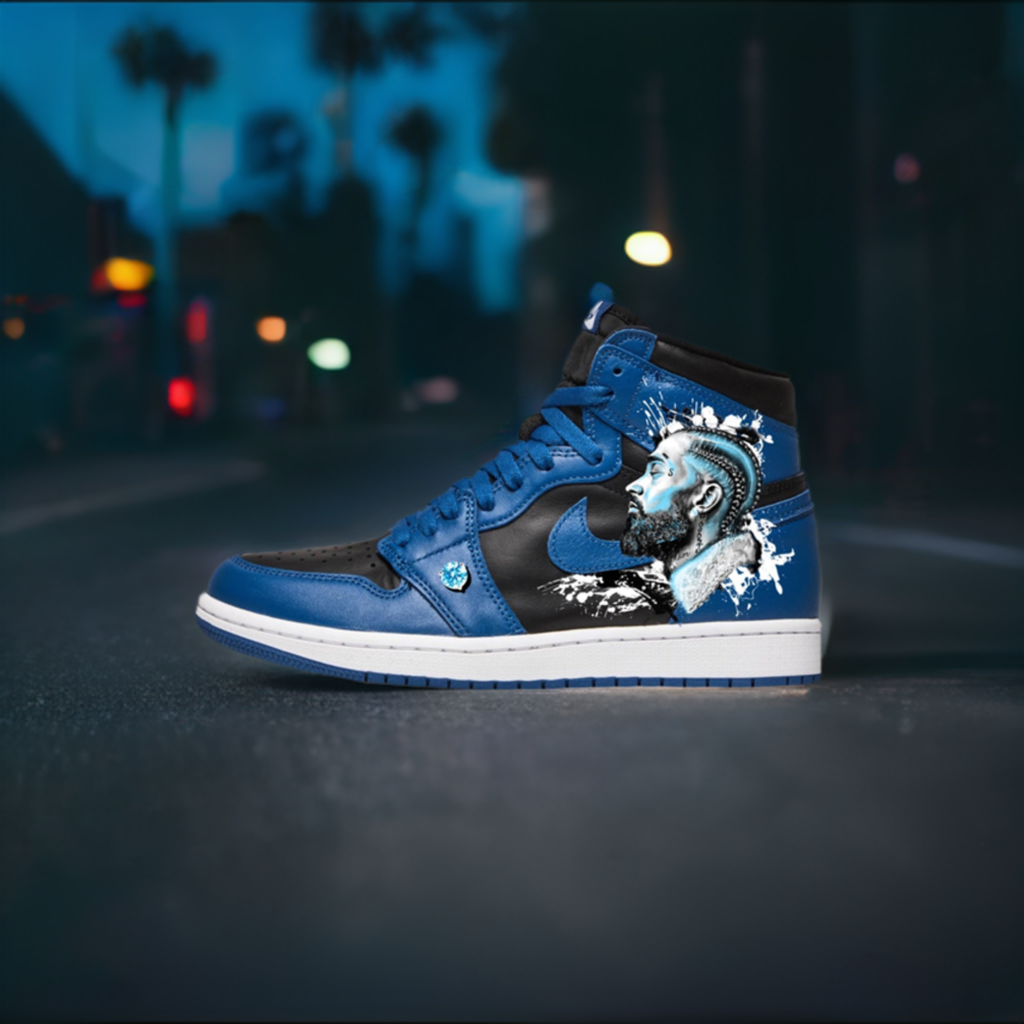 Nipsey blue jordans hotsell