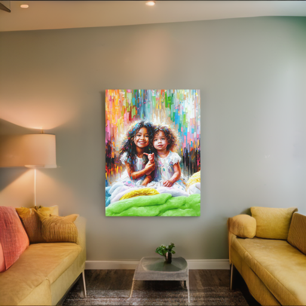 Besties | Canvas - Modern Art - Streetwear Art by AndrooArt