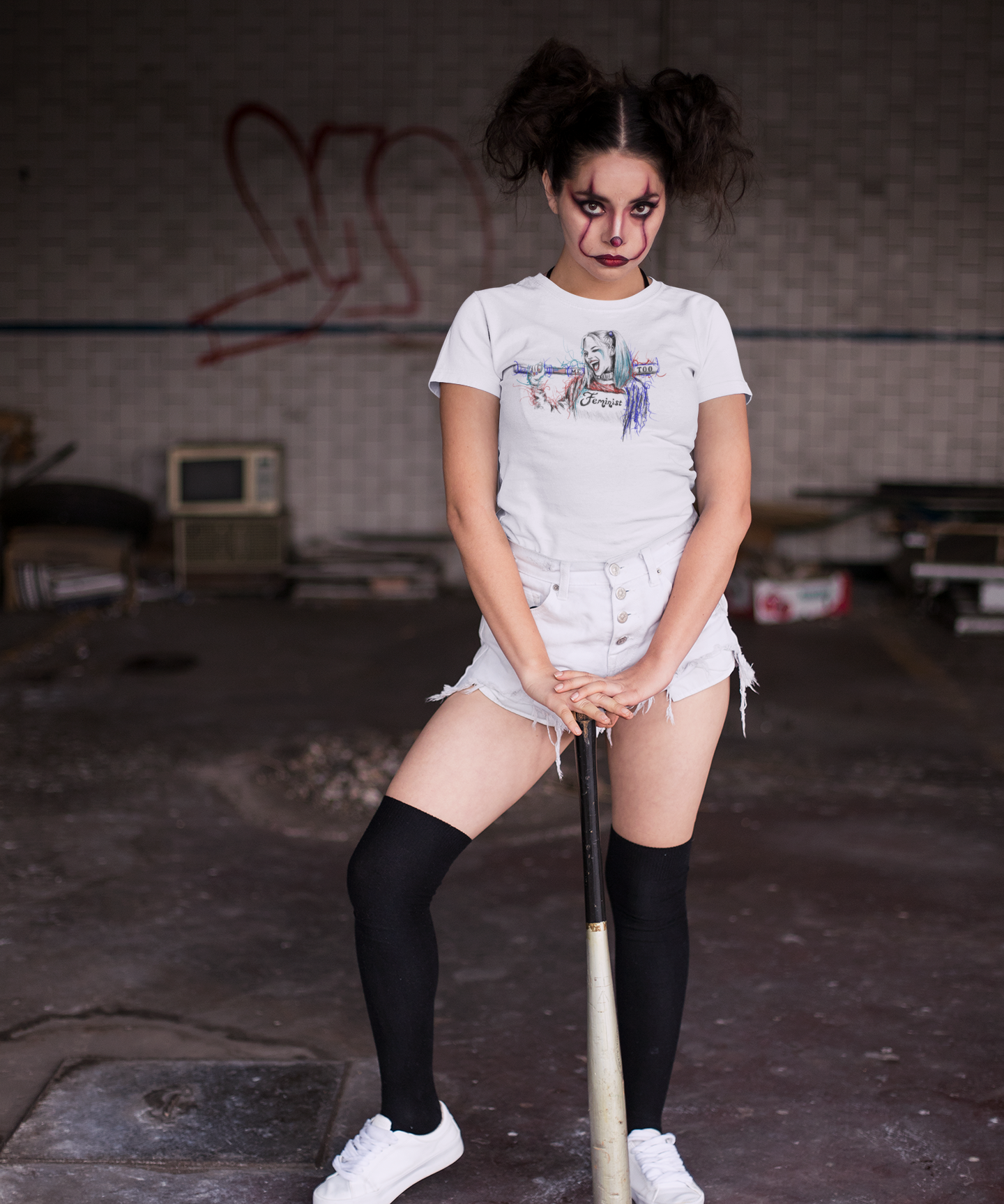 Harley's Feminist Fury l T Shirt | Pop Art Comic Graphic Tee - Streetwear Apparel - Streetwear Art by AndrooArt