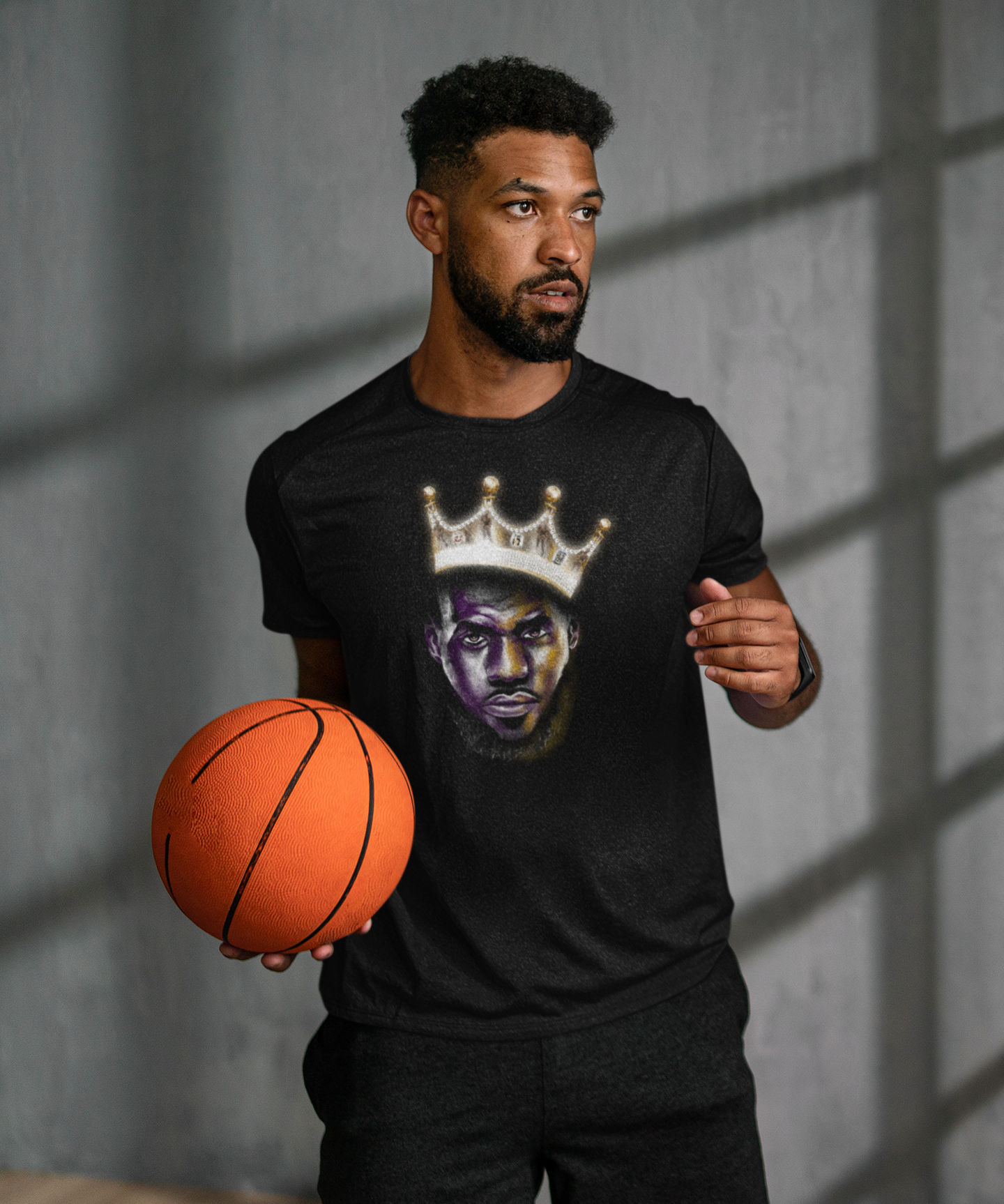 Lebron James | King Me | Unisex T-Shirt | King James NBA Legend Hoodie - Streetwear Apparel - Streetwear Art by AndrooArt
