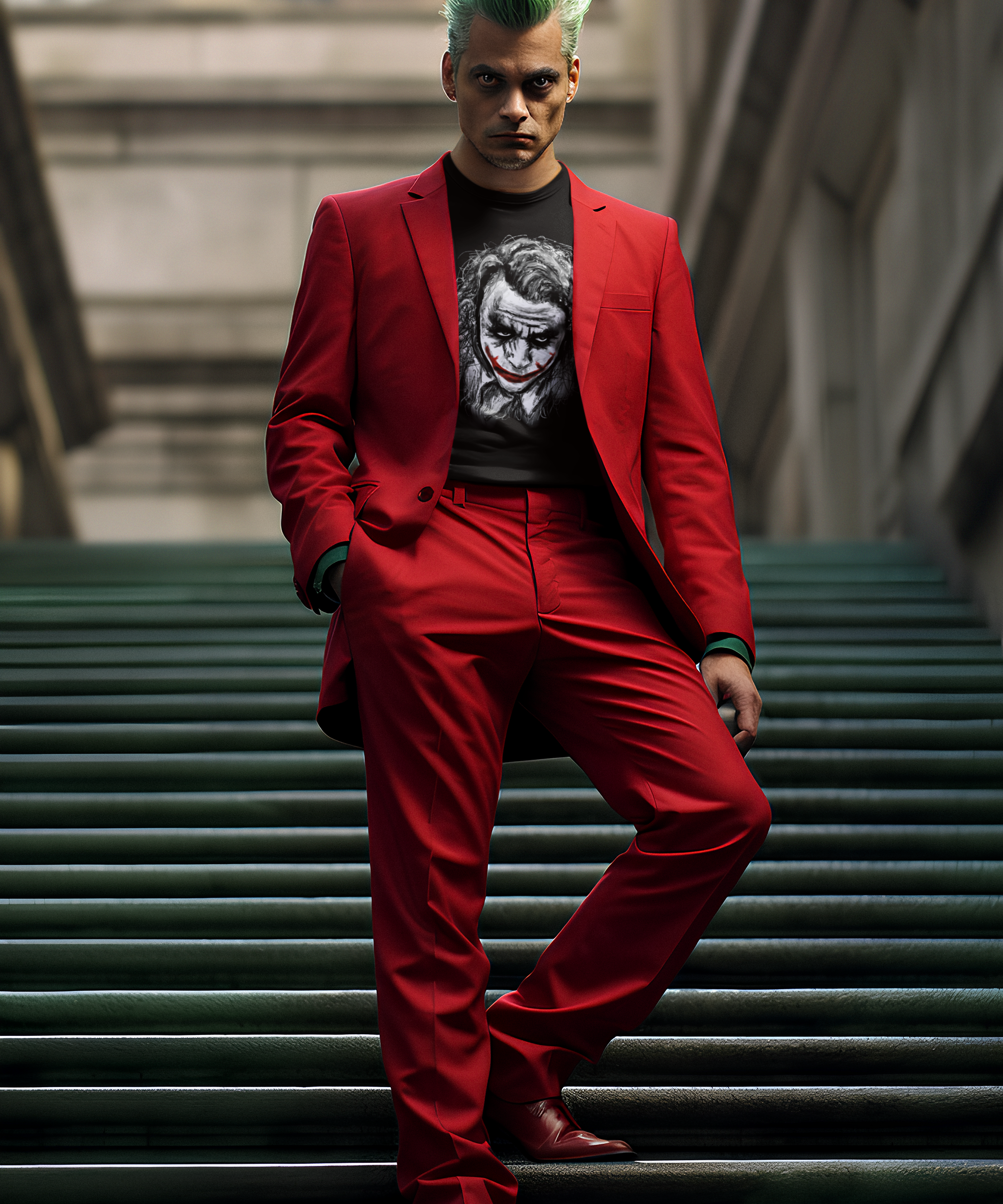 Unleash Chaos: The Joker's Reign - Joker - Streetwear Art by AndrooArt