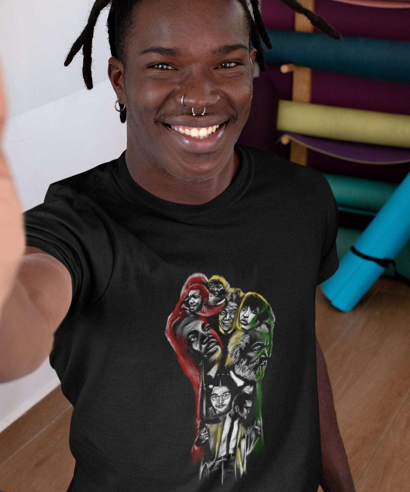 Knowledge Is Power | Knowledge Fist | Unisex Shirt - Androo's Art