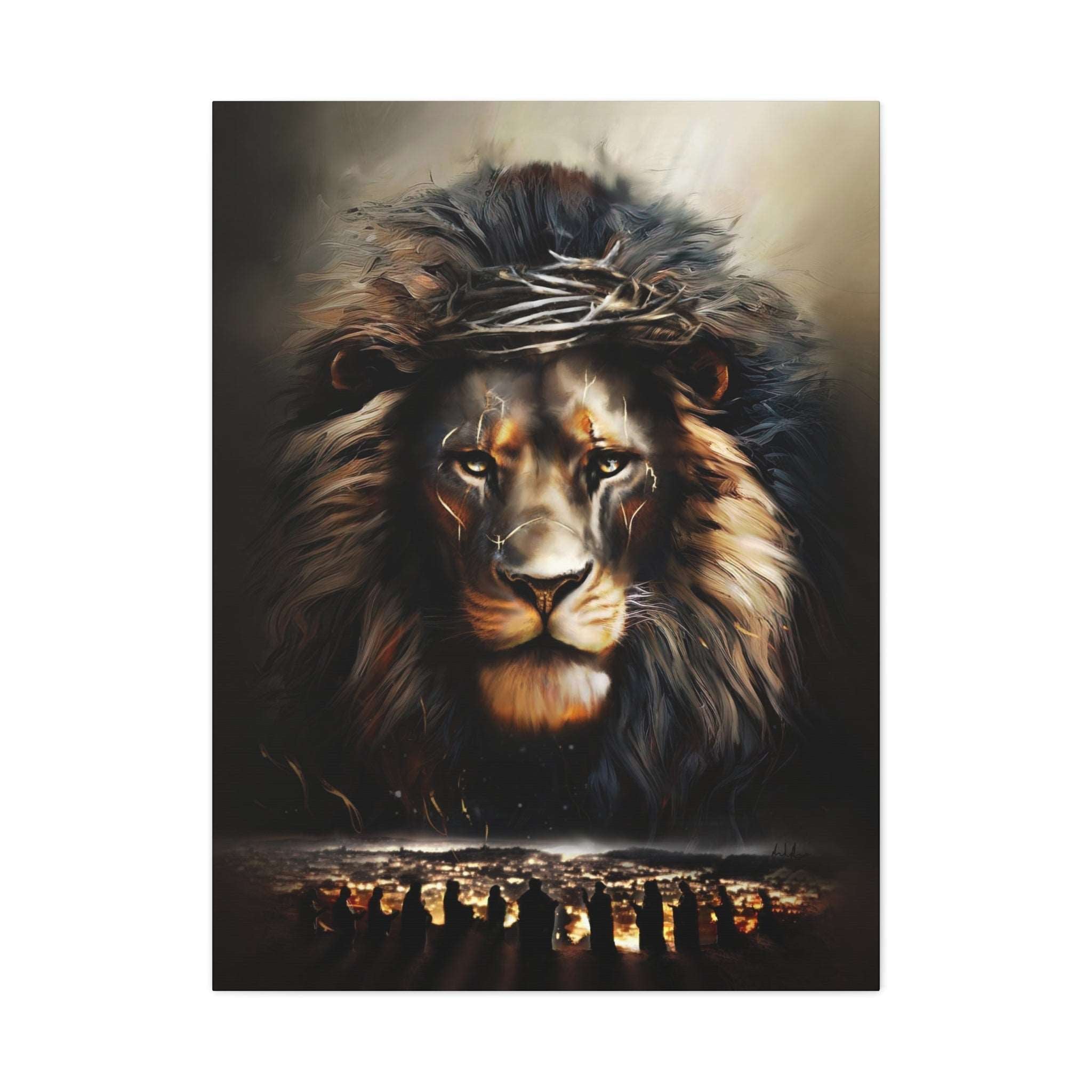 Lion of Judah | Canvas Print - Modern Art - Streetwear Art by AndrooArt