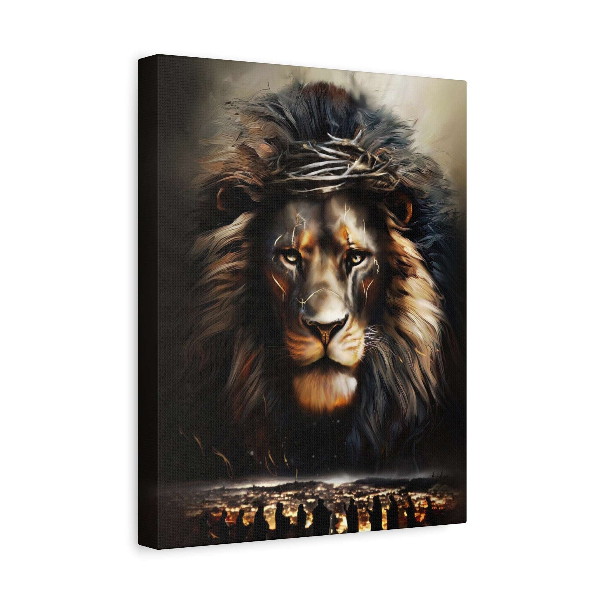 Lion of Judah | Canvas Print - Modern Art - Streetwear Art by AndrooArt