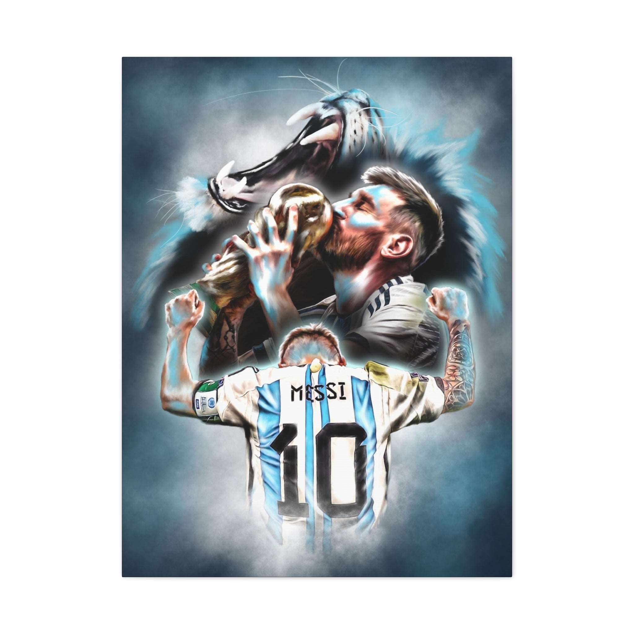 Lionel The Great | Canvas - Modern Art - Streetwear Art by AndrooArt