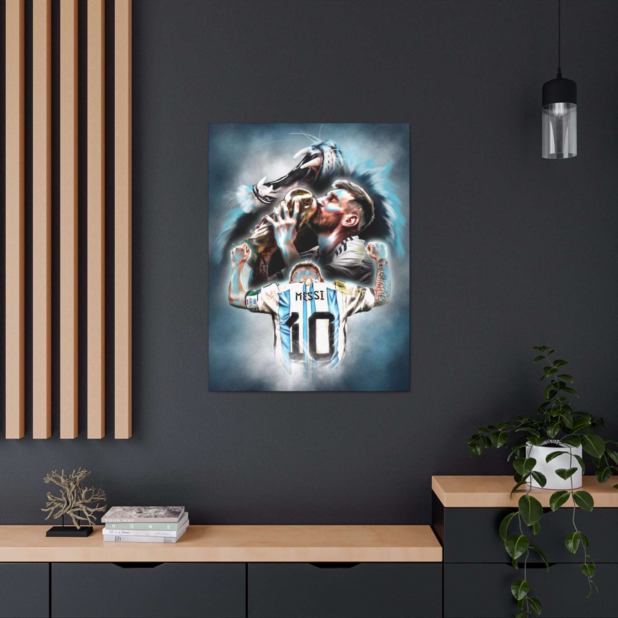 Lionel The Great | Canvas - Modern Art - Streetwear Art by AndrooArt