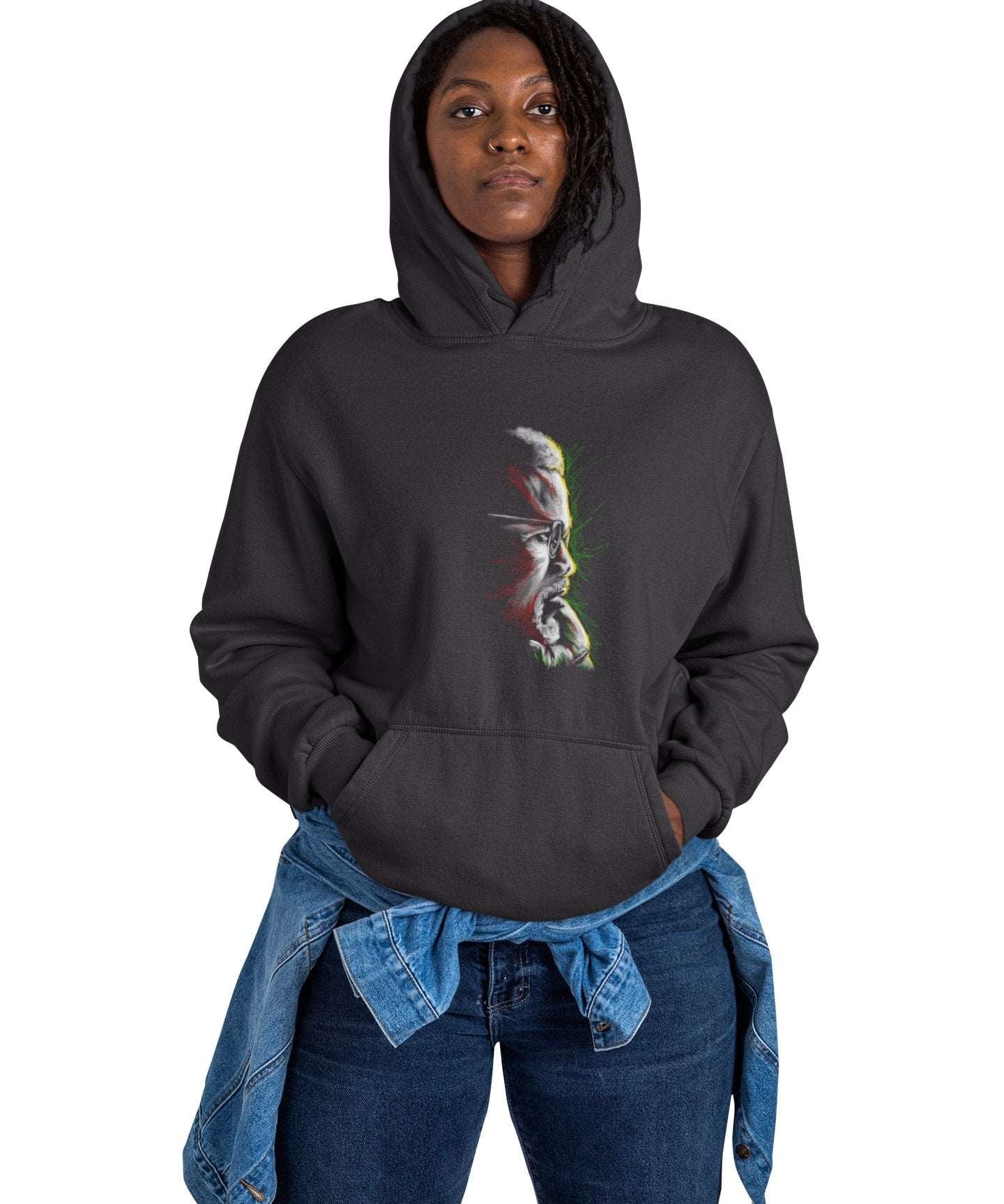 Malcolm X | Thoughts of Equality | Hoodie - Androo's Art