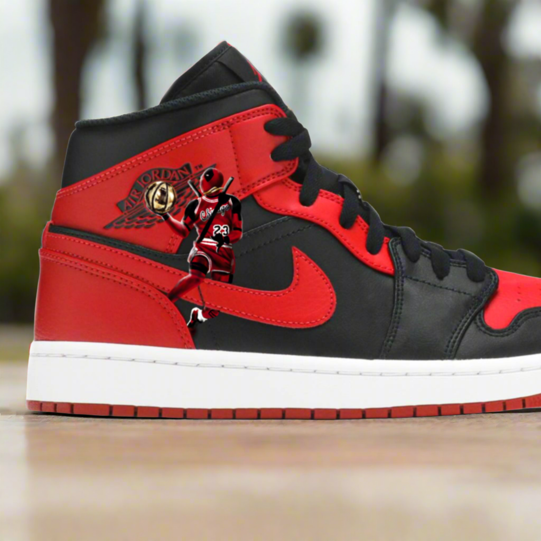 Maximum Effort Deadpool Jordan 1